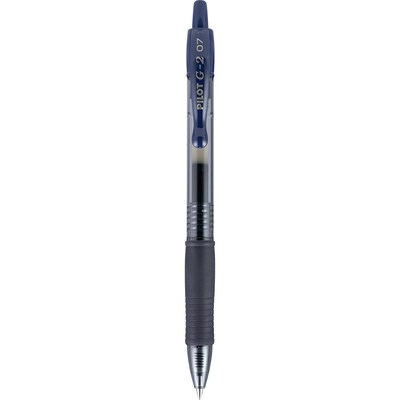 Pilot G-2 Retractable Gel-Ink Pens, Fine Point, Navy - 12 Pack