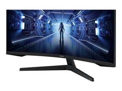 Samsung Odyssey G5 34" Curved LED Monitor, Black  (LC34G55TWWNXZA)