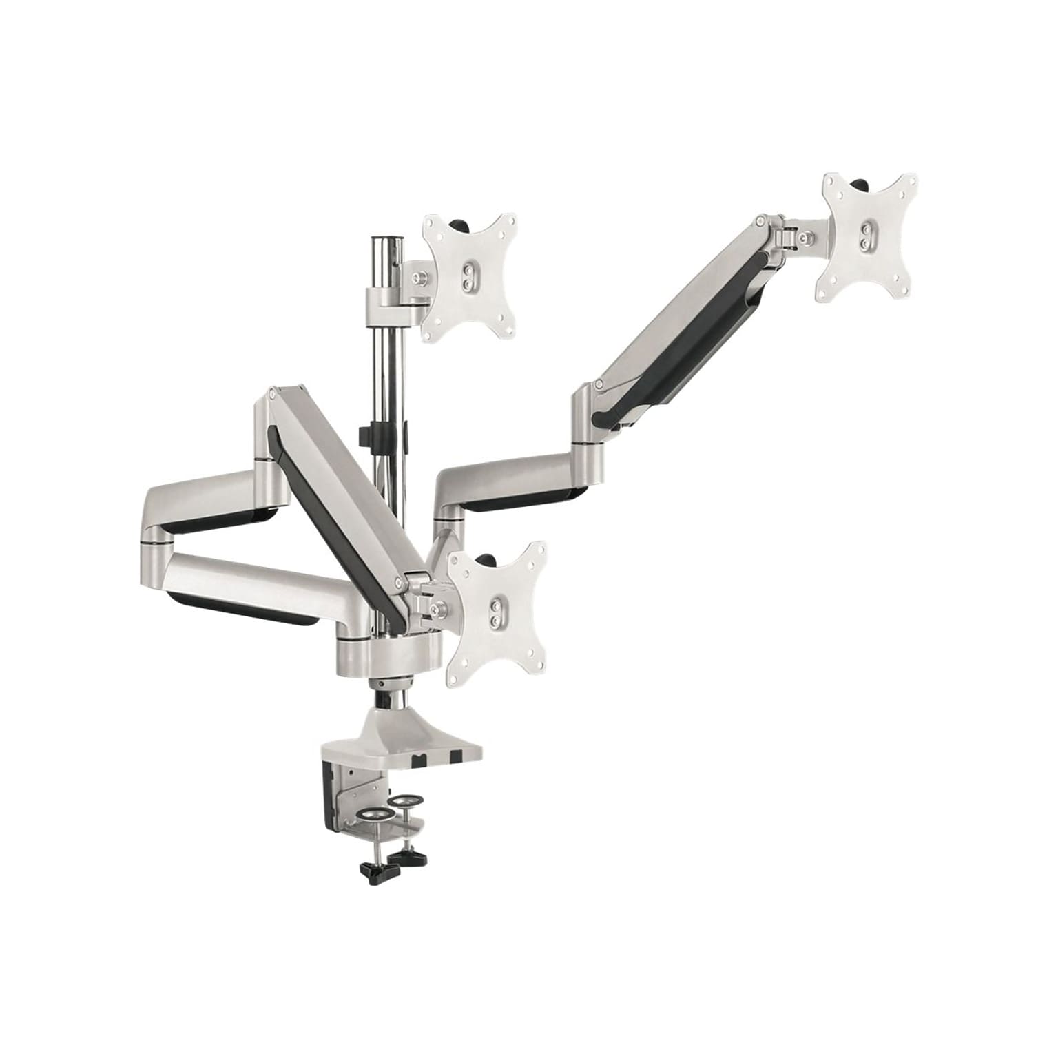 SIIG Adjustable Mounting Kit, Up to 32 Monitor, Silver (CE-MT3611-S1)