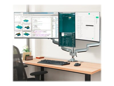 SIIG Adjustable Mounting Kit, Up to 32" Monitor, Silver (CE-MT3611-S1)