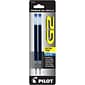 Pilot G2 Gel-Ink Pen Refill, Extra Fine Tip, Blue Ink, 2/Pack (77233)