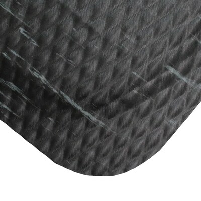 M+A Matting Hog Heaven Marble Anti-Fatigue Mat, 143" x 32", Midnight Swirl (44910312100)