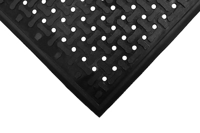 M+A Matting Comfort Flow Anti-Fatigue Mat, 56 x 34 Black (420135900)