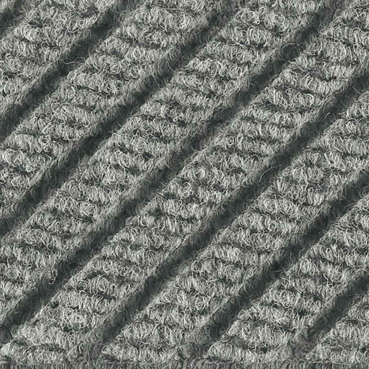 M+A Matting WaterHog Max Grand Diamond, Mat + Two Ends, Universal Cleated, 4 x 12.6, Grey Ash (2250000000000)