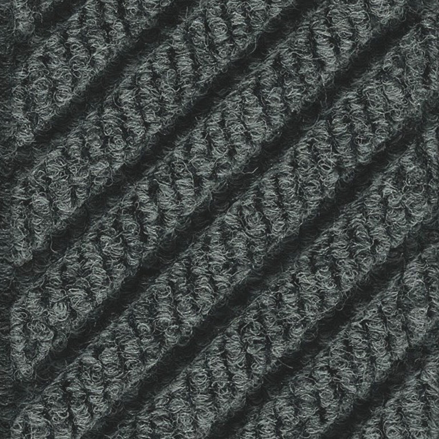 M+A Matting WaterHog Max Grand Diamond, Mat + One End, Universal Cleated, 6 x 7, Black Smoke (222000000000)