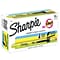 Sharpie Accent Retractable Highlighter, Chisel Tip, Fluorescent Yellow, Dozen (28025)