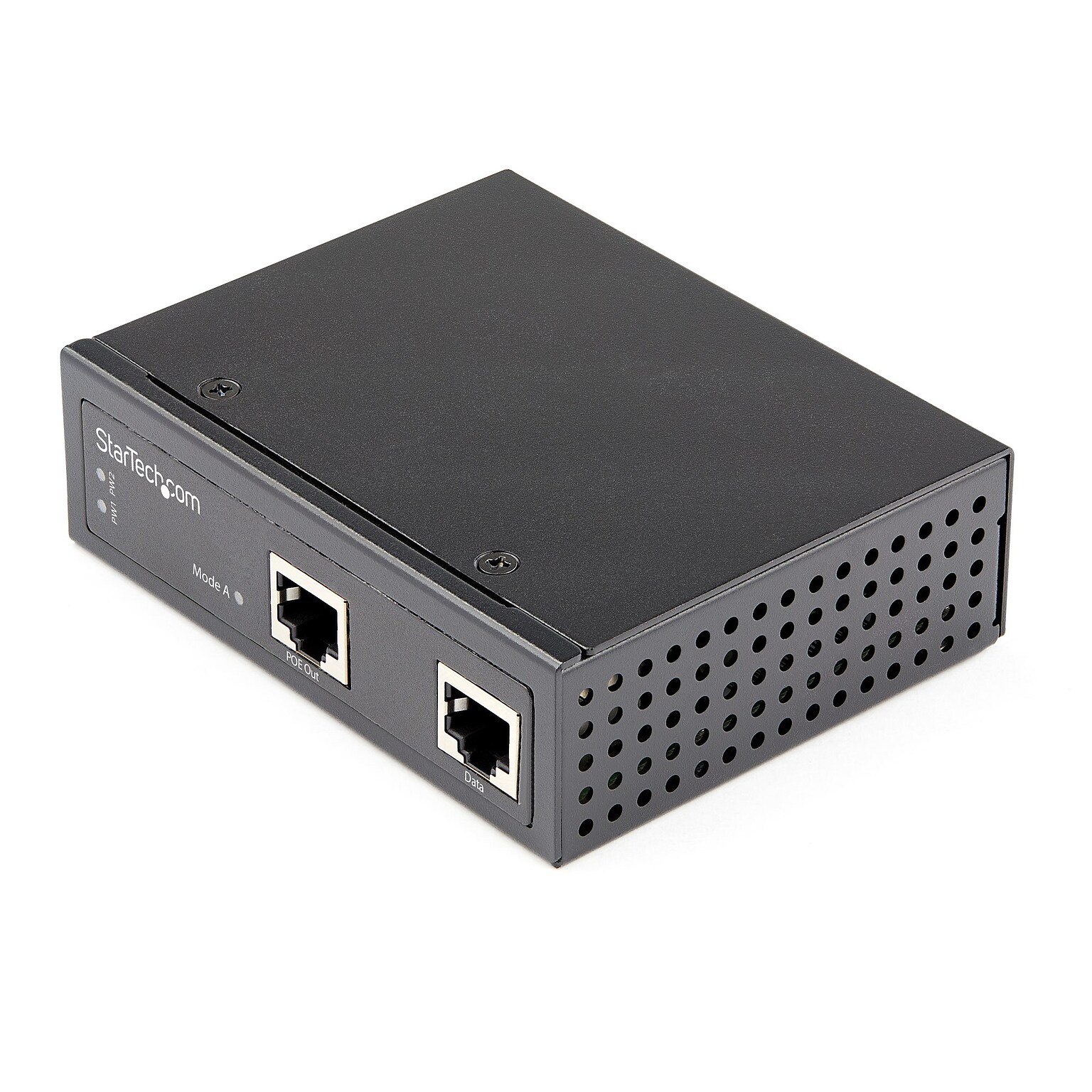 Industrial Gigabit Ethernet PoE Injector 30W 802.3at PoE+ Midspan 48V-56VDC Power Over Ethernet Injector Adapter -40C to +75C