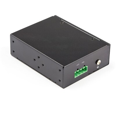 Industrial Gigabit Ethernet PoE Injector 30W 802.3at PoE+ Midspan 48V-56VDC Power Over Ethernet Injector Adapter -40C to +75C