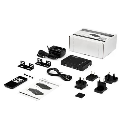 4-Port HDMI Video Switch - 3x HDMI and 1x DisplayPort - 4K 60Hz