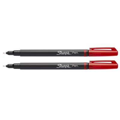 Sharpie Felt Pen, Fine Point, Red Ink, Dozen (1742665)