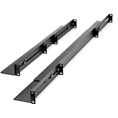 1U 19" Server Rack Rails 24-36" Adjustable Depth /Universal 4 Post Network/Server/UPS Equipment Mounting Rack Mount Rail Kit