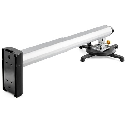 Universal Projector Wall Mount - Short/Ultra Short Throw - Adjustable 16.5-27.7" From Wall - 33lb (15kg) - Tilt/Swivel/Rotate