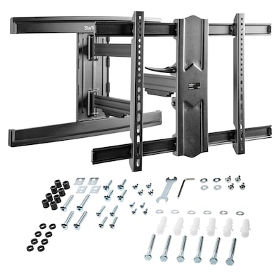 TV Wall Mount for up to 80 VESA Mount Displays - Low Profile Full Motion TV Mount - Heavy Duty Adjustable Articulating Arm