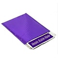 7.5 x 11 Metallic Bubble Mailer, Purple, 250/Carton (MBM7511P)