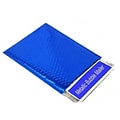 7 x 6.75 Metallic Bubble Mailer, Blue, 250/Carton (MBM7675L)