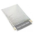 9 x 11.5 Metallic Bubble Mailer, Silver, 100/Carton (MBM9115S)
