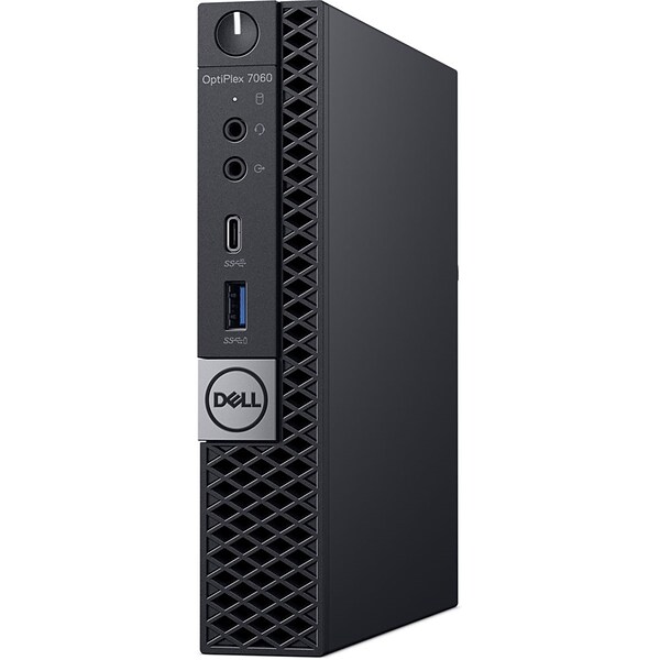 Dell OptiPlex 7060 Micro Desktop Refurbished Desktop Computer, Intel Core i7-8700T, 16GB RAM, 512GB SSD (51791312056)