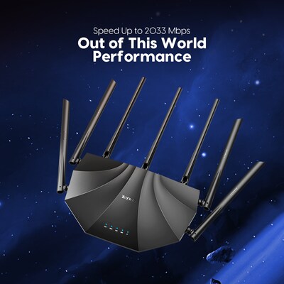 Tenda AC2033 Dual Band Gaming Router, Black (AC23)