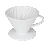 Mind Reader 2-Cups Pourover Coffee Maker, White (DRIP2-WHT)