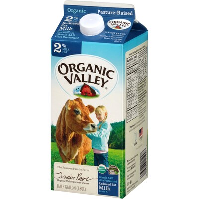 Organic Valley 2% Milk, 64 oz., 3/Pack (307-00347)