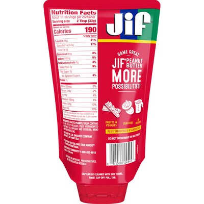 Jif Peanut Butter, 13 Oz., Each (5150024545)