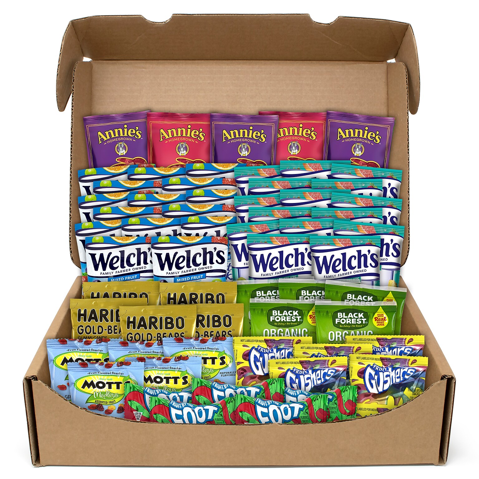 Snack Box Pros Fruit Gummies - Variety Pack, 58 Pieces/Box (700-00112)