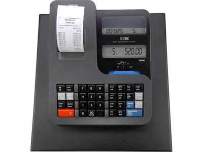 Royal 520DX Cash Register, Black