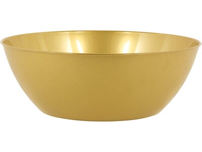 Amscan Party Bowl, Gold, 2/Pack (439001.19)