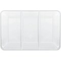 Amscan Party Compartment Tray, Frosty White, 4/Pack (436000.08)