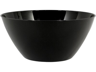 Amscan Party Bowl, Jet Black, 4/Pack (438805.10)