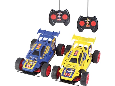 Kidzlane Grand Prix RC Race Cars, Assorted Colors, 2/Set (TNN200011)