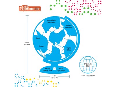 Little Experimenter Globe, Multicolor (TNN200005)