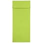 JAM Paper Open End #12 Currency Envelope, 4 3/4" x 11", Brite Hue Lime Green, 50/Pack (3156398I)