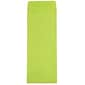 JAM Paper Open End #12 Currency Envelope, 4 3/4" x 11", Brite Hue Lime Green, 50/Pack (3156398I)