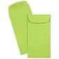 JAM Paper #7 Coin Business Colored Envelopes, 3.5 x 6.5, Ultra Lime Green, 25/Pack (1526752)