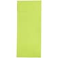 JAM Paper Open End #11 Currency Envelope, 4 1/2" x 10 3/8", Ultra Lime Green Brite Hue, 50/Pack (3156392I)