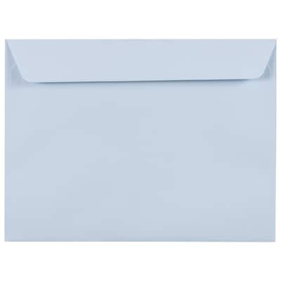 JAM Paper 9 x 12 Booklet Envelopes, Baby Blue, 100/Pack (21515987c)