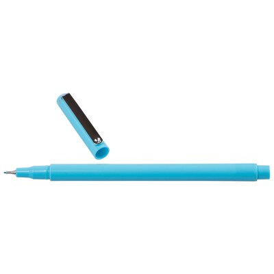 Marvy Uchida Le Pen Felt Pen, Fine Tip, Neon Blue Ink, 2/Pack (76530908A)