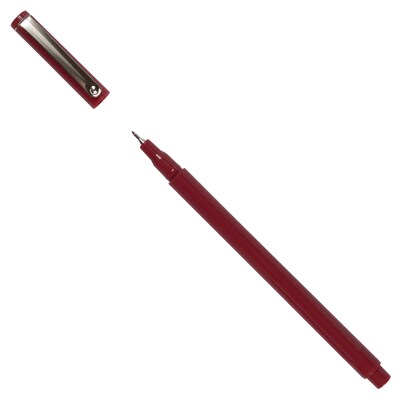 Marvy Uchida Le Pen Felt Pen, Ultra Fine Point, Burgundy Ink, 2/Pack (7655871A)