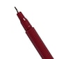 Marvy Uchida Le Pen Felt Pen, Ultra Fine Point, Burgundy Ink, 2/Pack (7655871A)