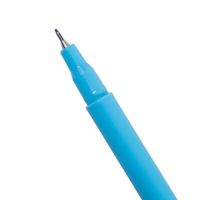 Marvy Uchida Felt Tip Pen, Ultra Fine Point, Light Blue Ink, 2/Pack (7655876A)