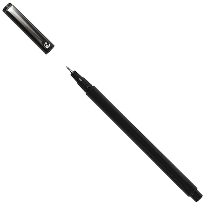 Marvy Uchida Le Pen Felt Pen, Ultra Fine Point, Black Ink, 2/Pack (7655868A)