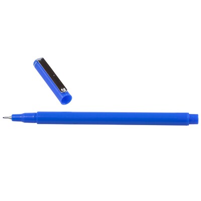 Marvy Uchida Le Pen Felt Pen, Ultra Fine Point, Blue Ink, 2/Pack (7655869A)