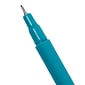 Marvy Uchida Le Pen Felt Pen, Ultra Fine Point, Teal Ink, 2/Pack (7655875A)