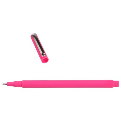 Marvy Uchida Le Pen Felt Pen, Ultra Fine Point, Pink Ink, 2/Pack (7655883A)