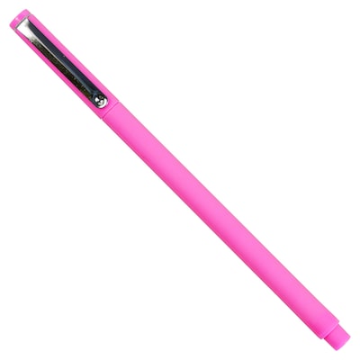 Marvy Uchida Le Pen Felt Pen, Fine Tip, Neon Pink Ink, 2/Pack (76530911A)