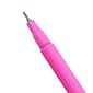 Marvy Uchida Le Pen Felt Pen, Fine Tip, Neon Pink Ink, 2/Pack (76530911A)