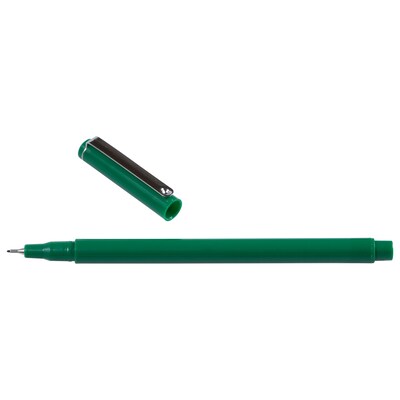 Marvy Uchida Le Pen Felt Pen, Ultra Fine Point, Green Ink, 2/Pack (7655873A)