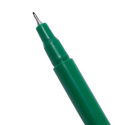 Marvy Uchida Le Pen Felt Pen, Ultra Fine Point, Green Ink, 2/Pack (7655873A)