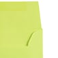 JAM Paper 4Bar A1 Colored Invitation Envelopes, 3.625 x 5.125, Ultra Lime Green, 25/Pack (155438)